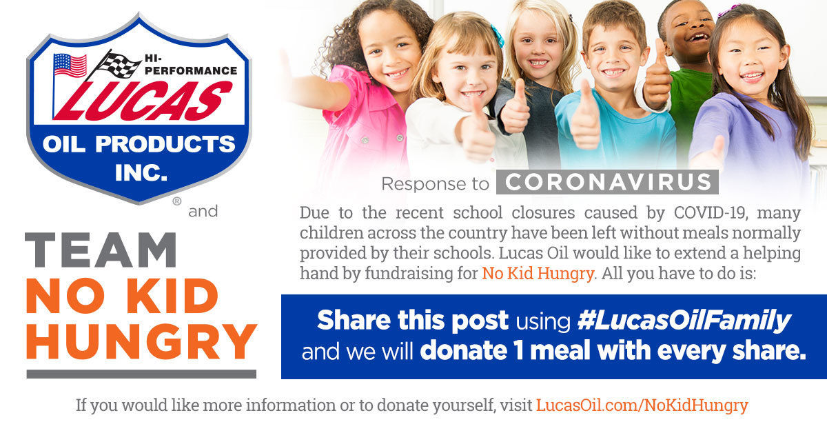 Lucas Oil - Team No Kid Hungry