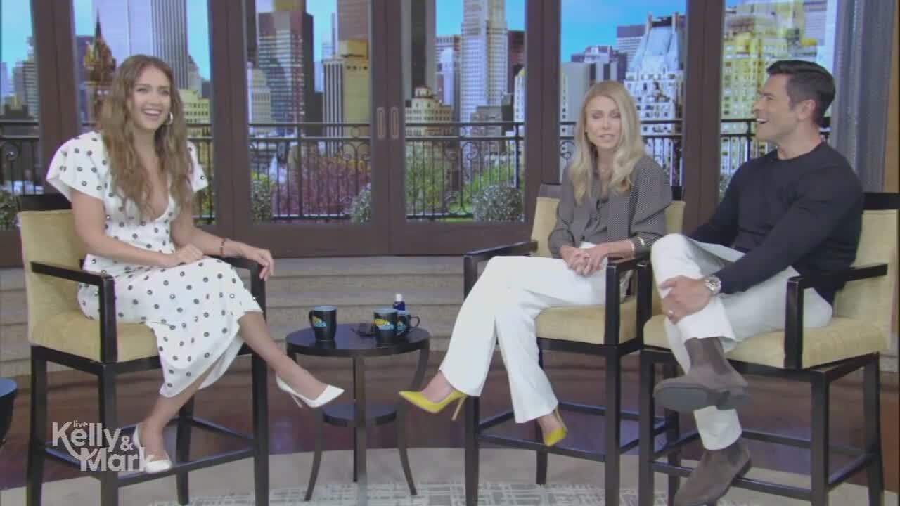 Jessica Alba on 'Live with Kelly and Mark'