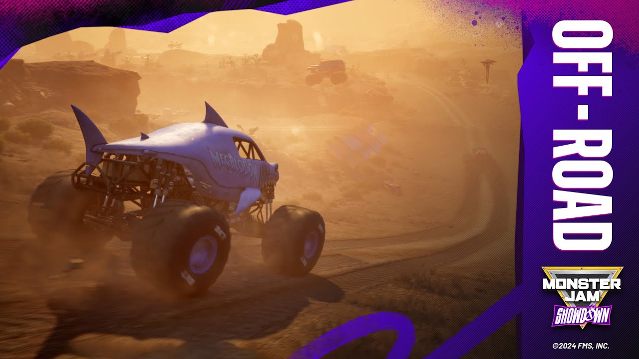 Screengrab from the Monster Jam Showdown Video Game