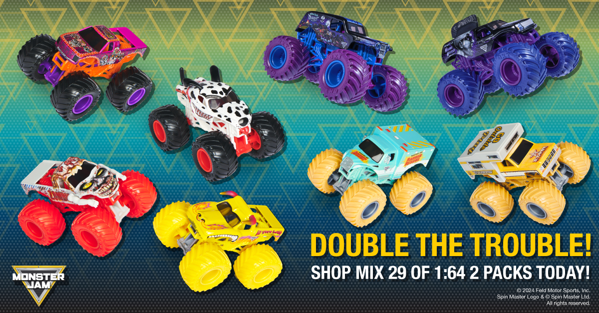 Double the trouble! Shop mix 29 of 1:64 2 packs today!